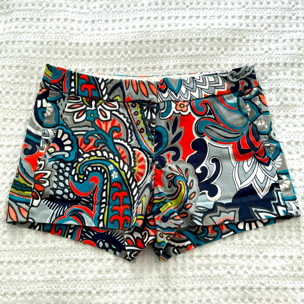 J.Crew Paisley Stretch Shorts